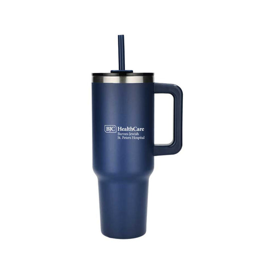 Barnes Jewish St. Peters Hospital - Pinnacle 40 oz Vacuum Insulated Eco-Friendly Travel Tumbler With Straw