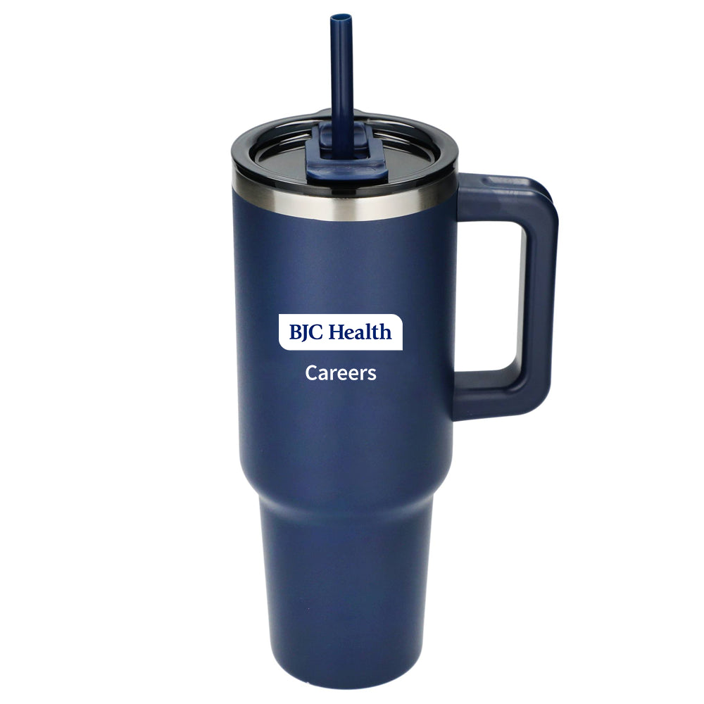 BJC Health Careers - Pinnacle 40 oz Vacuum Insulated Eco-Friendly Travel Tumbler With Straw