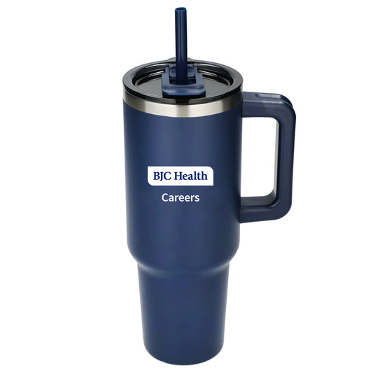BJC Health Careers - Pinnacle 40 oz Vacuum Insulated Eco-Friendly Travel Tumbler With Straw